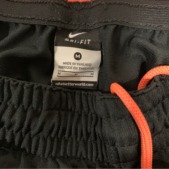 Nike Dri-Fit Lebron James Basketball Shorts Orange / Black Sz Medium - Picture 5 of 7